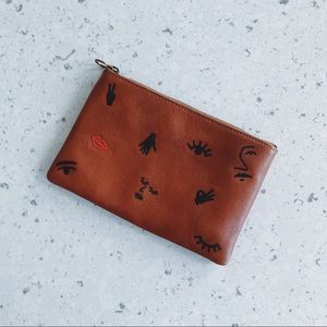 Madewell Leather Clutch Bag
